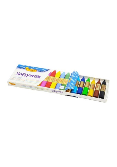 Jovi Softwax 10 Renk Yumuşak Mum Boya