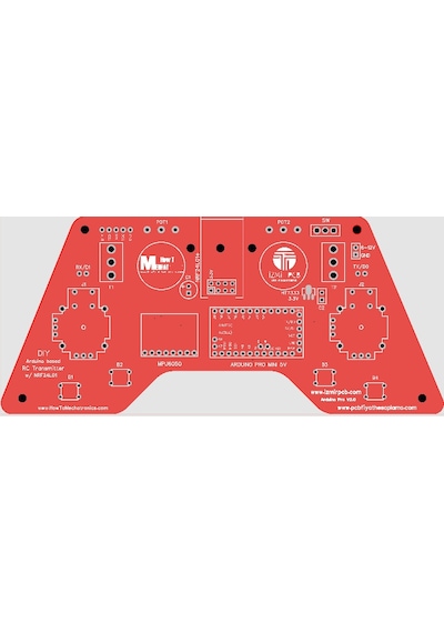 Arduino Tabanlı Radyo Kontrol Rc Kablosuz Kumanda Verici Devresi Arduino Pro Mini Sürüm V3