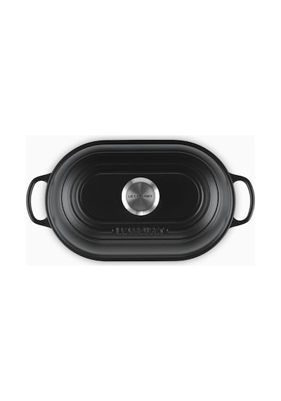 Le Creuset Oval Dökme Demir Ekmek Pişirme Tavası Siyah