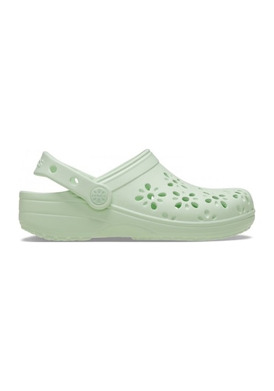 Crocs Classic Floral Cut Out Clog K Kız Çocuk Terlik 210943 Yeşil