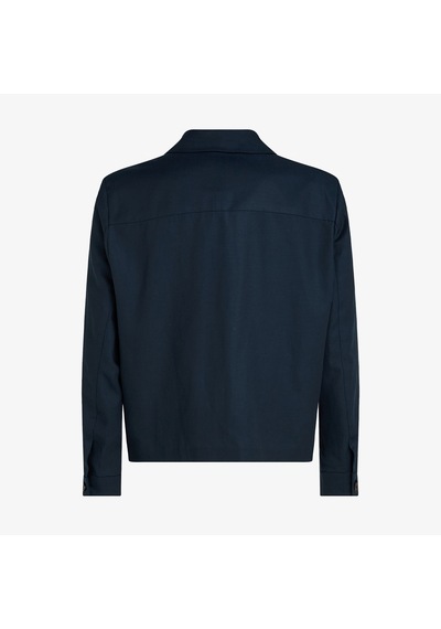 Calvin Klein Erkek Mavi Keten Karışımlı Ceketdüzk10k114392