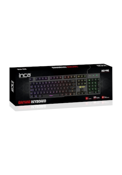 Inca IKG-446 Usb Kablolu Rainbow Efect Mekanik Hisli Gaming Q Klavye