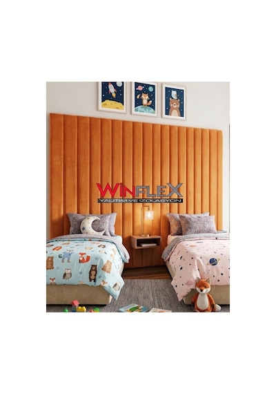 Winflex 12 Li Dikey Akustik Kumaş Panel 10x210 Cm Turuncu