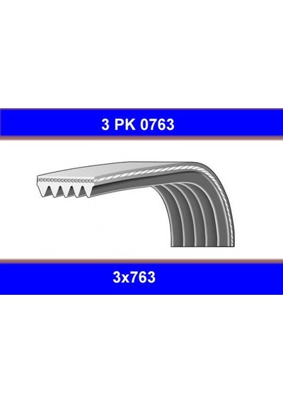 GMB 3PK0763 V Kayışı 626 F8 Fe 88-92 3Pk763