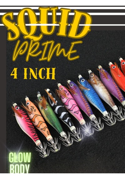 Squid Prime 4 İnç Kalamar Zokası 5 Adet