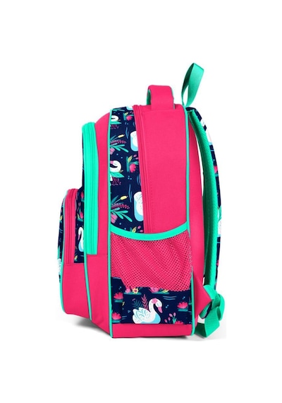 Coral High Orta Boy Okul Sırt Çantası Kuğu Desenli 23402