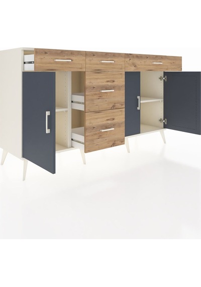 Kronos Konsol 2 Raflı 5 Çekmeceli 3 Kapaklı 176x59x99 Aytaşı-antrasit/çam Antrasıt/atlas Çam - Aytası Kronos Konsol 2 Raflı 5 Çekmeceli 3 Kapaklı 176x59x99 Aytaşı-antrasit/çam Antrasıt/atlas Çam - Aytası