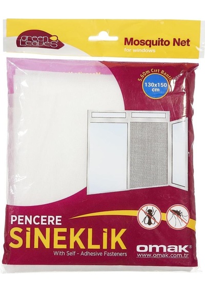 Greenleaves Çift Kanat Cırtlı Sineklik Pencere Seti 150x130 Cm
