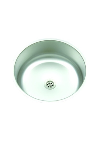 Ekosan K38 Yuvarlak Paslanmaz Eviye + Sifon