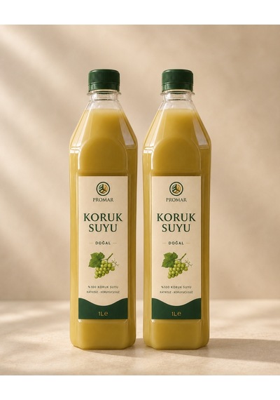 Promar Ekşi Koruk Suyu 2 x 1 L