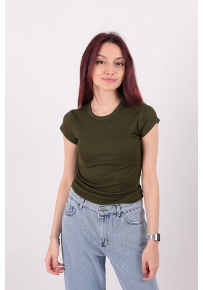 Busem S0016231 Kadın Bluz Haki