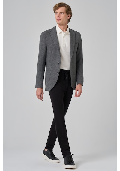 Morven Erkek Siyah Poliviskon Trend Desenli Slim Fit Mono Yaka Dokuma Ceket 26ks002001001 Siyah Morven Erkek Siyah Poliviskon Trend Desenli Slim Fit Mono Yaka Dokuma Ceket 26ks002001001 Siyah
