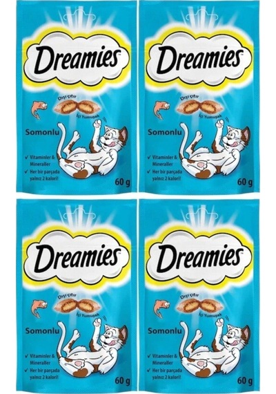 Somonlu Kedi Ödül Maması 60 Gr 4 Adet