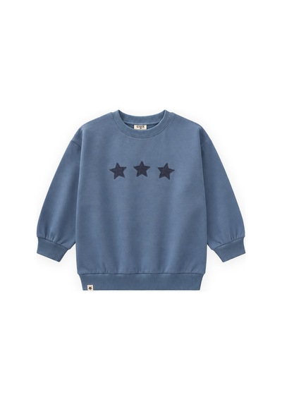 Cigit Mevsimlik Sweatshirt 1-7 Yaş İndigo Mavi