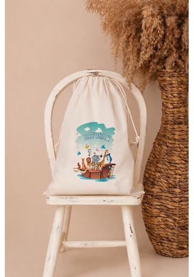 Erkek Bebek Hediyesi İsme Özel 80x80 Cm Çift Kat Penye Bebek Battaniyesi %100 Pamuk Ham Bez Kıyafet Keseli 2026bk0x