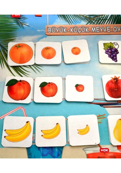 3 Set - 87 Parça Tox Az - Çok . Büyük - Küçük Meyve ve Sıradakini