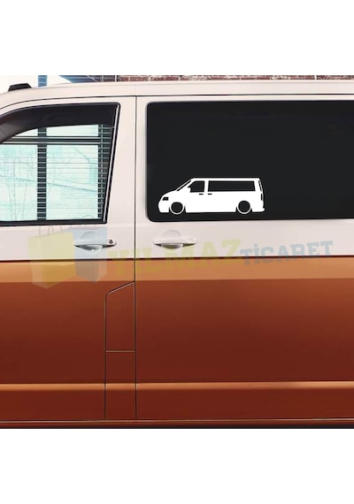 Volkswagen Transporter Basık Araç Oto Sticker Yapıştırma 1 Çift
