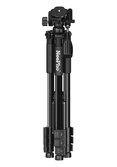 Blic Np-8850 1.75 Metre Profesyonel Alüminyum Tripod 360 Döner Başlık Taşıma Çantalı 3kg Taşı Siyah