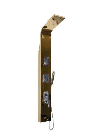 Sam Banyo Camel Duş Paneli Gold Altın