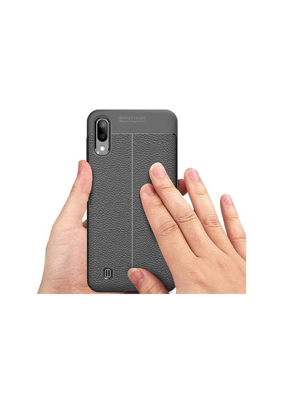 Galaxy M10 Kılıf Zore Niss Silikon Kapak Gri