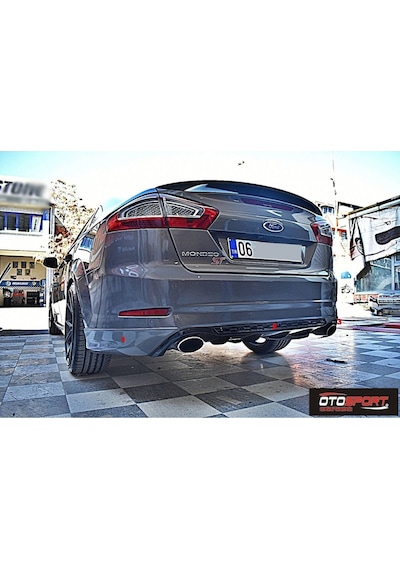Ford Mondeo Arka Tampon Eki 3 Parça 2011 - 2014 Fiberglass Boyasız
