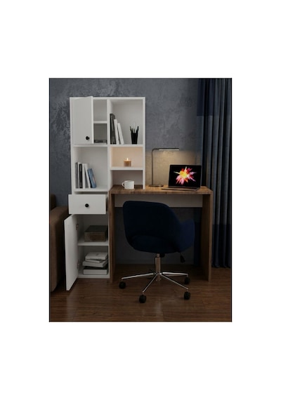 Juliet Dolaplı Raflı Çekmeceli Kitaplıklı Çalışma Masası Beyaz & Atlantik Çam Beyaz - Atlantik Çam - 885986509 Beyaz - Atlantik Çam Juliet Dolaplı Raflı Çekmeceli Kitaplıklı Çalışma Masası Beyaz & Atlantik Çam Beyaz - Atlantik Çam - 885986509 Beyaz - Atlantik Çam