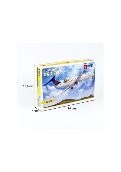Big Planes Kits 14407 1/144 Ölçek, Crj-700 Lufthansa Yolcu Uçağı, Plastik Model Kiti-55940