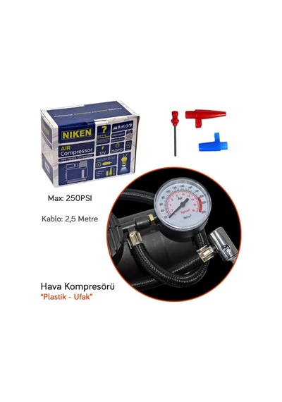 Hava Kompresörü 250 Psi Plastik Ufak