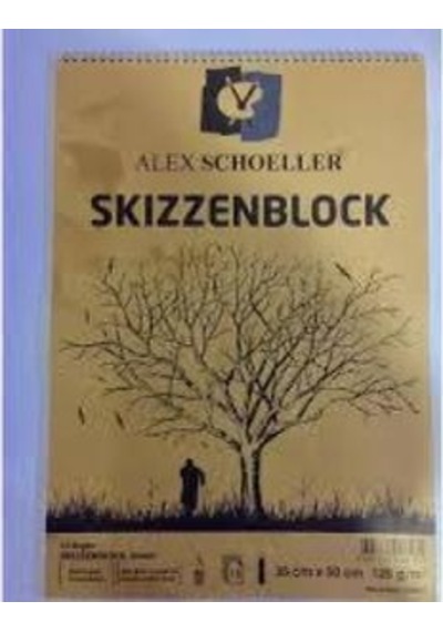 Alex Schoeller Bloknot Spiralli Kraft 35X50 Cm Alx-1175