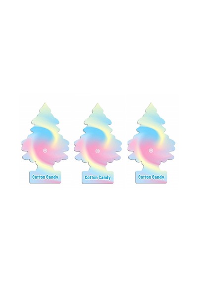 Little Trees 3'Lü Set Cotton Candy - Pamuk Şeker Oto Kokusu