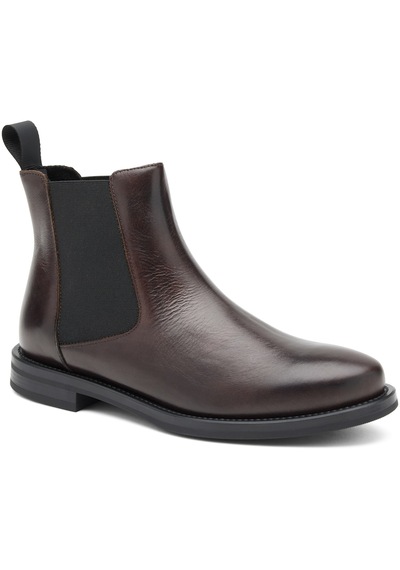Caffee Bean Bot Kadın 98l3 Frau Seta Ankle Boot Caffee Caffee Bean