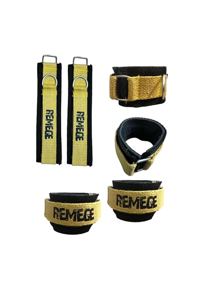Halter Ağırlık Kaldırma Kayışı Strap - D-ring Fitness Reformer Crossfit Ayak Bilek Kayışı İkili Set Genel