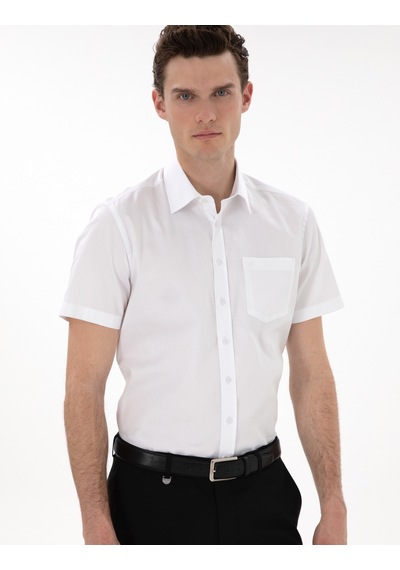 Pierre Cardin Erkek Beyaz Gömlek Basic 50302763-vr013 Beyaz