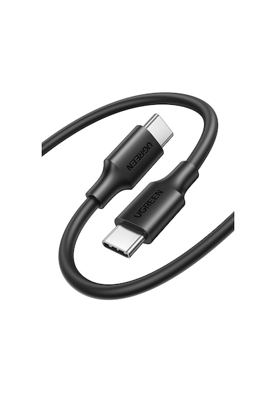 Ugreen Usb-c 60w 3a Qc Pd Hızlı Şarj Kablosu, 0,5 Metre, Siyah, 50996 Standart