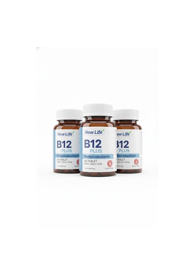 New Life B12 Plus Methylcobalamin 60 Tablet 3 Lü Set