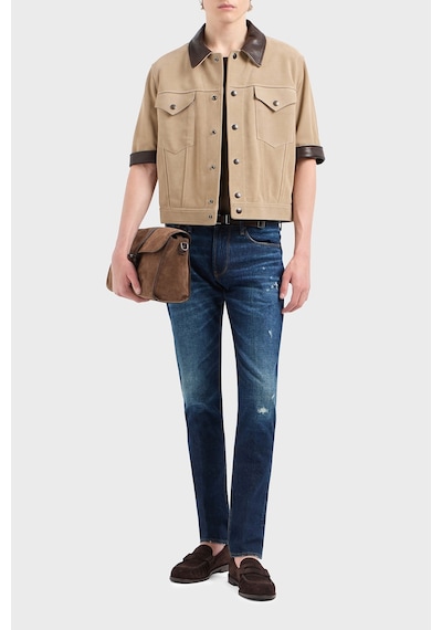 Emporio Armani Erkek Kot Pantolon Em000121 Af13281 Mb001 Lacivert Lacivert