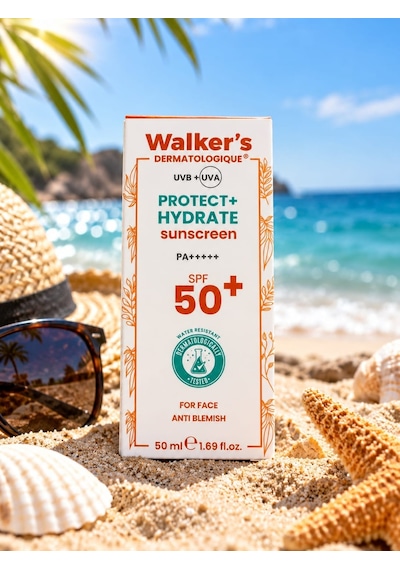 Walker's Vitamins Spf50+ Leke Karşıtı Çok Yüksek Korumalı Yüz Güneş Kremi 50 ML