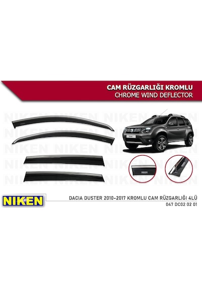 Opel Insignia Kromlu Cam Rüzgarlığı 4'Lü Set 2017-2021 Niken