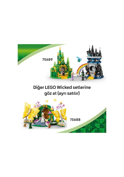 LEGO® Wicked Elphaba’nın Sığınağı 75687 - 7 Yaş ve Üzeri Çocuklar için Orman Temalı Yaratıcı Oyuncak Yapım Seti (228 Parça)