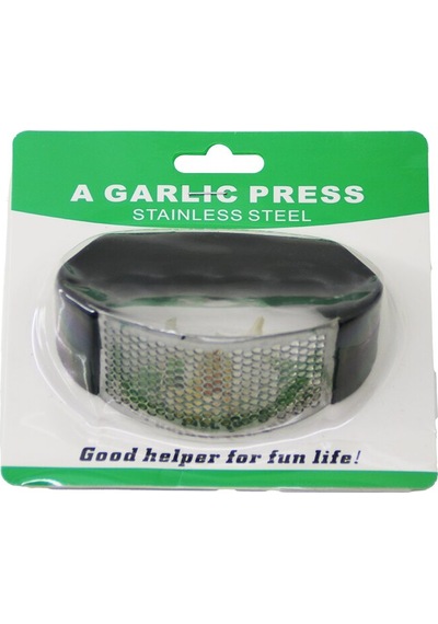 Garlıc Press Metal Zırh Modeli Sarımsak Ezici Plastik Tutamaçlı Renkli
