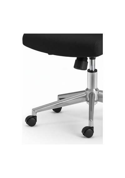 Upstyle Meltem Başlıklı Kumaş Ergonomik Çalışma Koltuğu Siyah 66 125 65 Cm