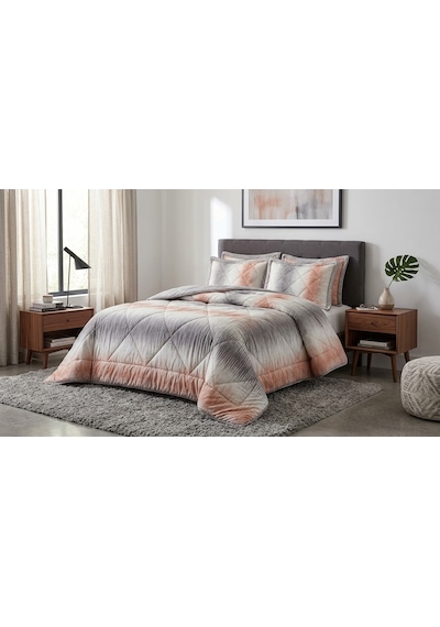 Comforter Çift Kişilik Yorgan Set / 220x240 / Çeyiz / Yorgan /set Somon