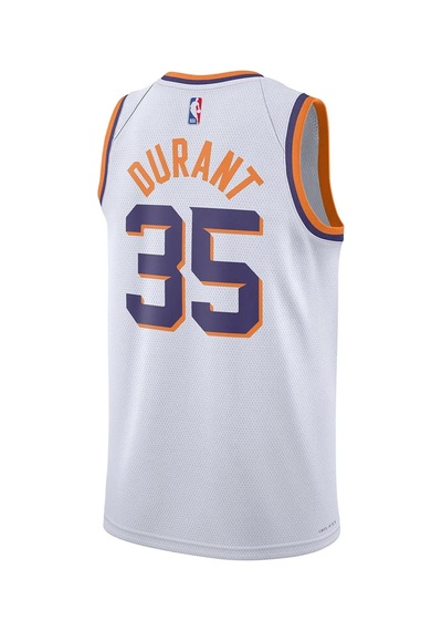 Nike Phoenix Suns Association Nba Basketbol Forması Erkek Baskılı Günlük Tişört Beyaz