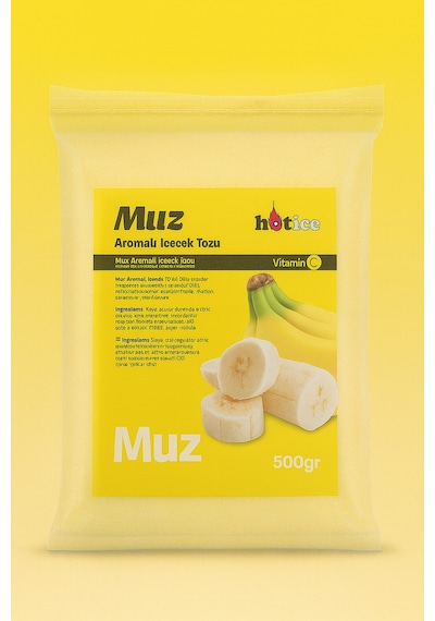 Hotıce Muz Aromalı İçecek Tozu 500 G