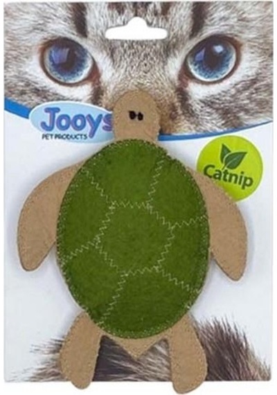 Jooys Catnipli Kadife Kaplumbağa Kedi Oyuncağı