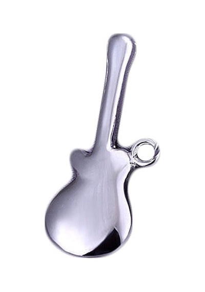 Manuel Raymond Gku Gümüş Gitar Kolye Ucu Müzisyenler İçin Şık Aksesuar