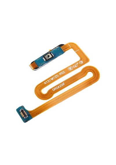 Samsung Uyumlu Galaxy M12 Parmak İzi Okuyucu Flex Sm-m127f Siyah