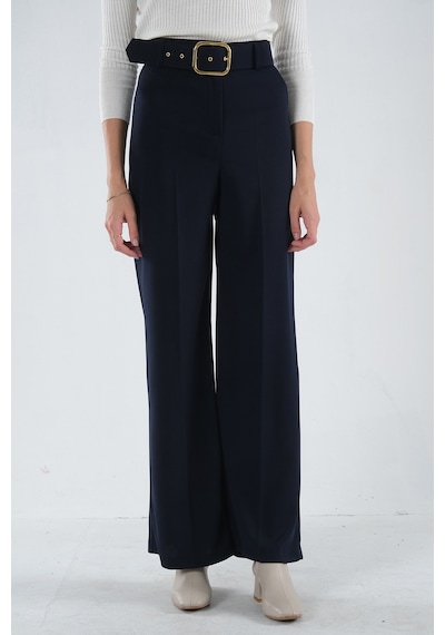 Lacivert Bol Paça Pantolon 3974959.02 Lacivert