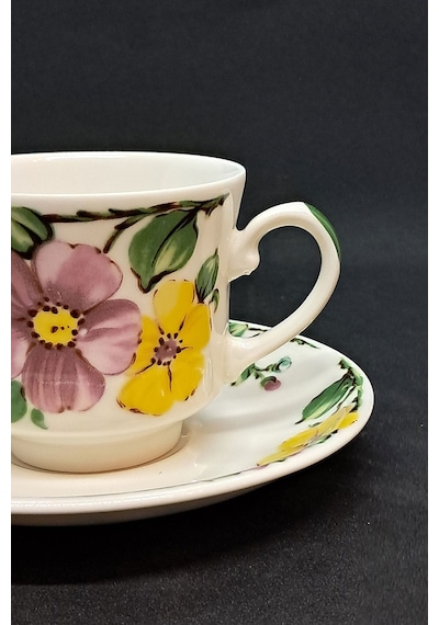 Ceranova Winterling Vintage Çay Fincanı 2 Parça Sarı