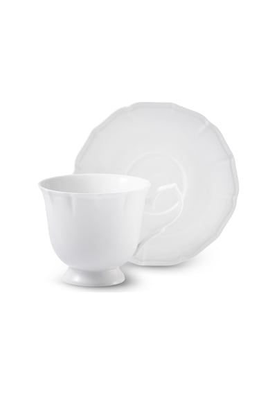 Aryıldız Voyage Çay Fincanı Tabaklı Krem